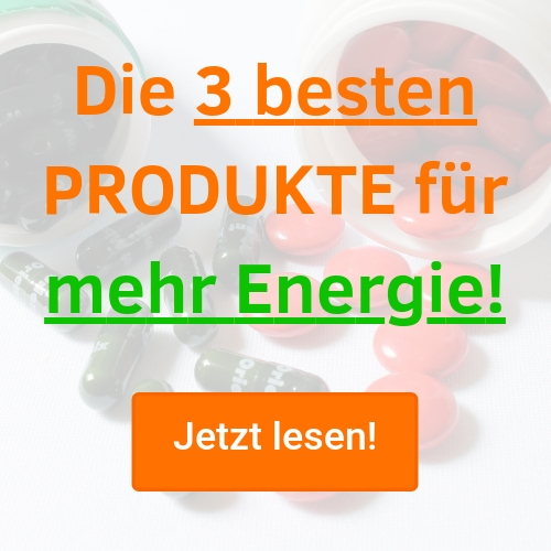 Die 3 besten Produkte für mehr Energie im Alltag.